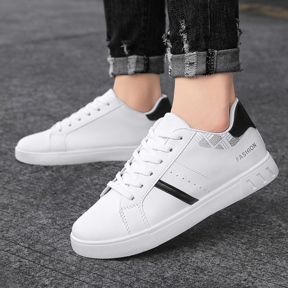 Shoes for men in summer 2025 breathable white shoes for students anti slip sports shoes for men trendy casual shoes for men image 4