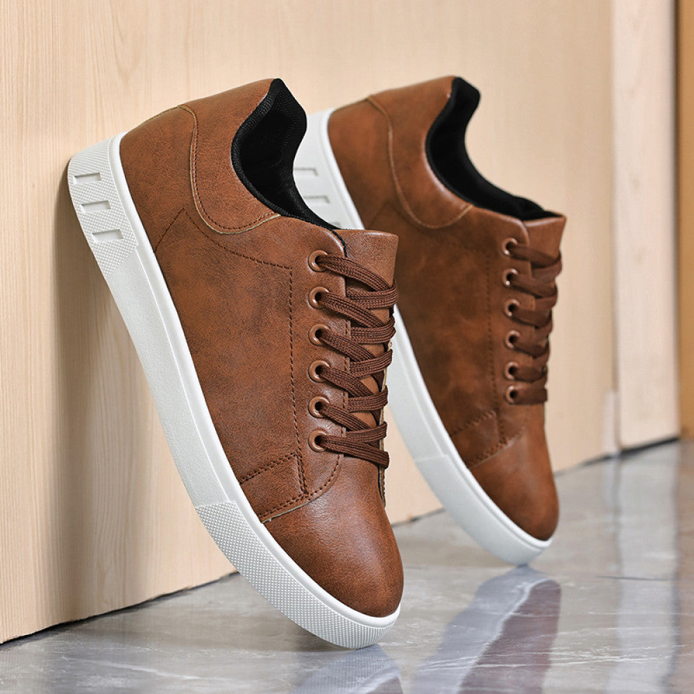 Shoes for men in summer 2025 breathable white shoes for students anti slip sports shoes for men trendy casual shoes for men image 46