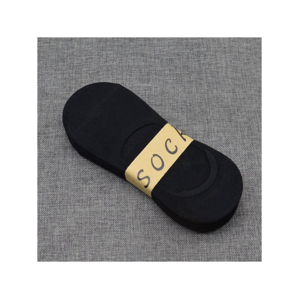 Socks for men bean shoes socks for summer anti slip boat pure cotton shallow mouth invisible socks black and white sole men s slippers image 8