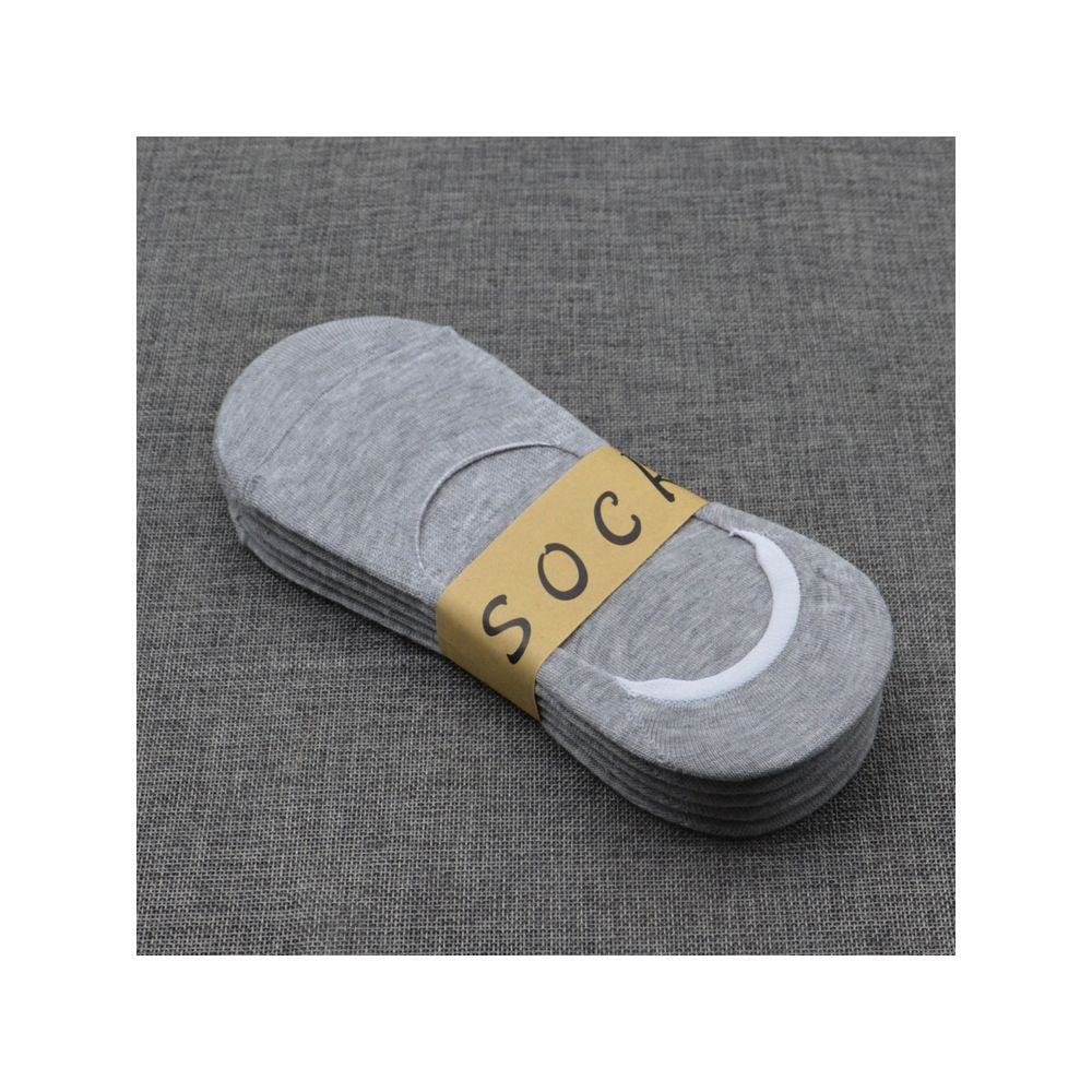 Socks for men bean shoes socks for summer anti slip boat pure cotton shallow mouth invisible socks black and white sole men s slippers image 12