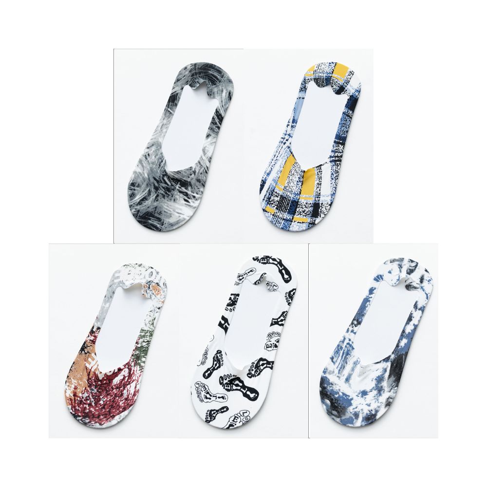 Ship socks men s trendy ins invisible summer thin silicone anti slip pure cotton socks anti odor sweat absorbing ice silk personalized socks image 9