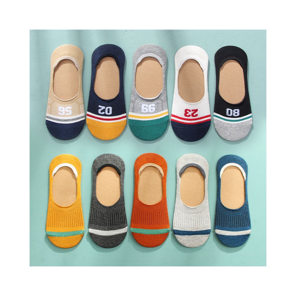 Socks men s summer boat socks thin cotton socks silicone anti slip invisible socks breathable sweat absorbing short socks low cut shallow mouth men s socks image 10
