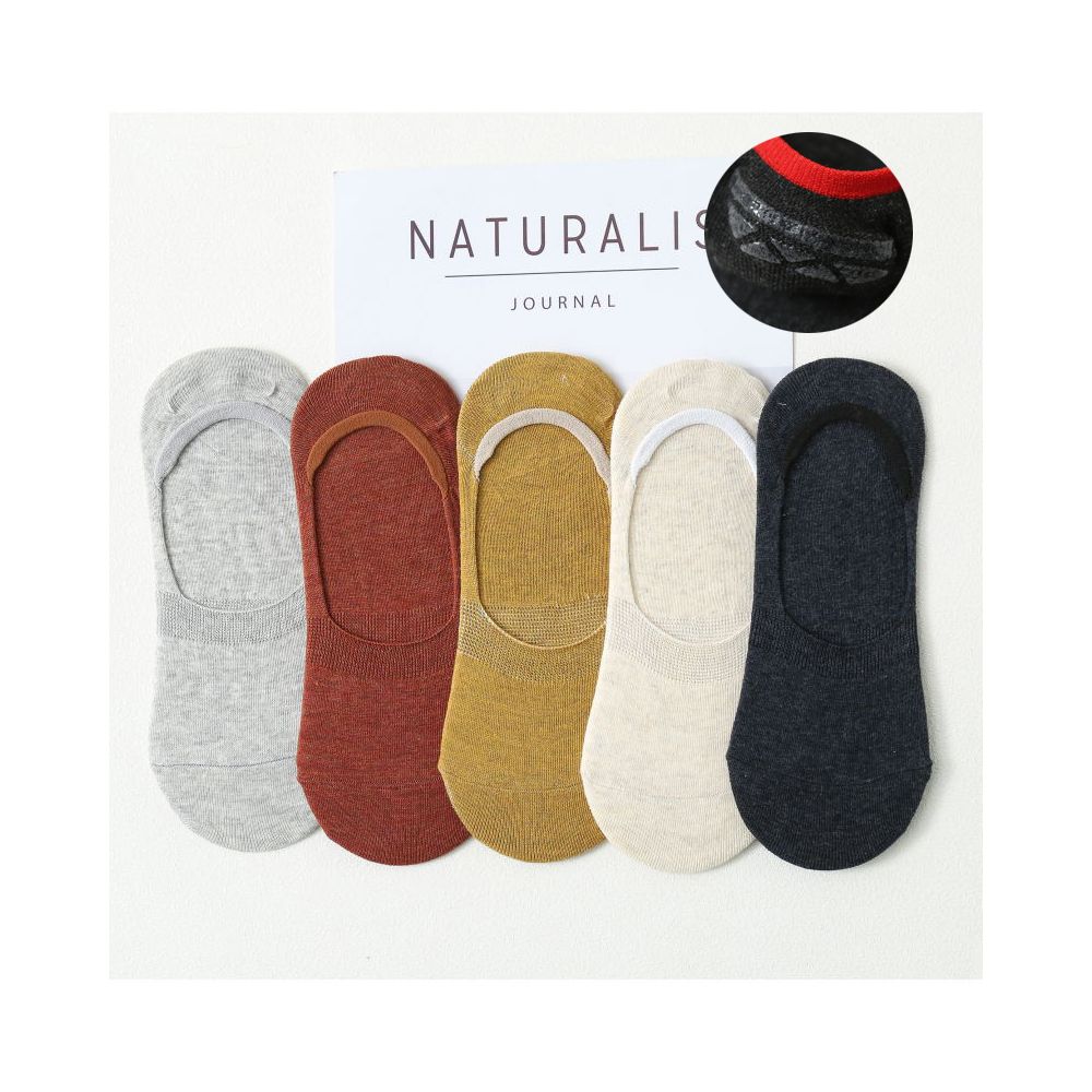 Boat Socks Men s Large Size Men s Socks Shallow Mouth Large Size Invisible 44 46 Size Anti slip Pure Cotton Summer Thin Socks 43 48 image 39