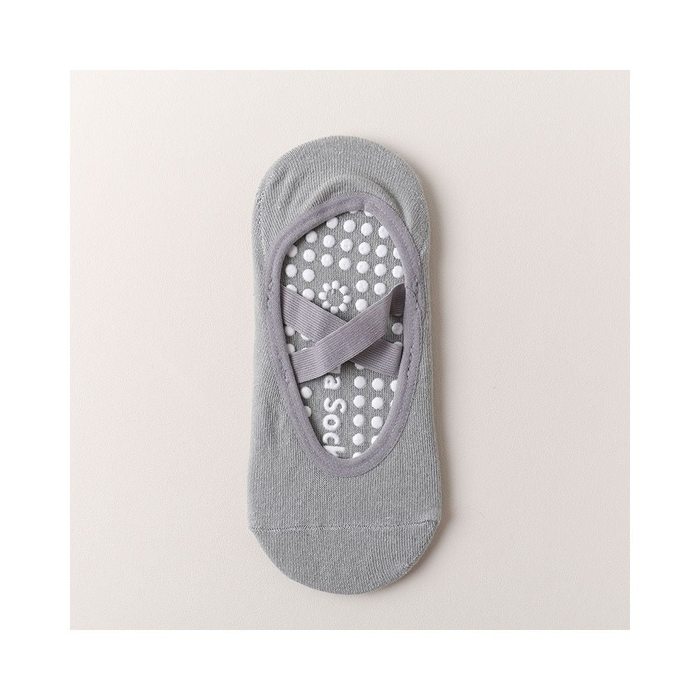 Cross border new yoga socks for women s spring and autumn sports fitness Pilates socks professional anti slip silicone boat socks dance socks