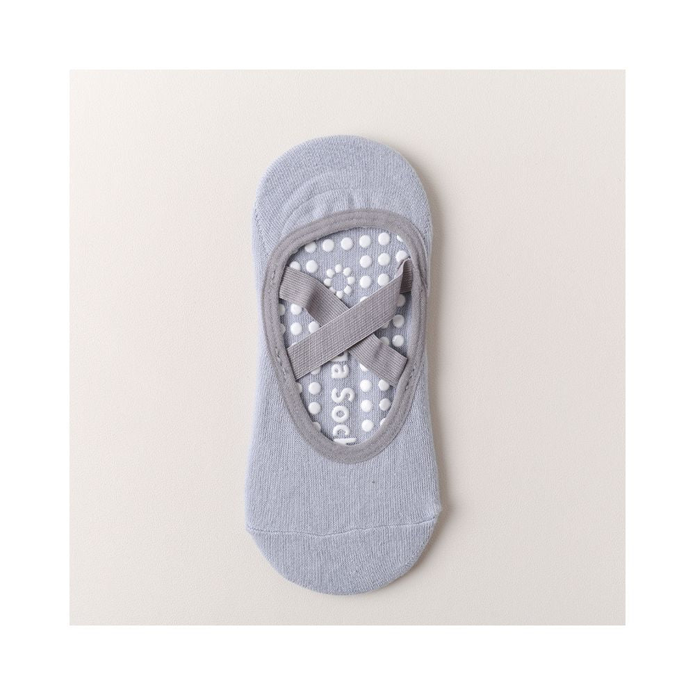 Cross border new yoga socks for women s spring and autumn sports fitness Pilates socks professional anti slip silicone boat socks dance socks