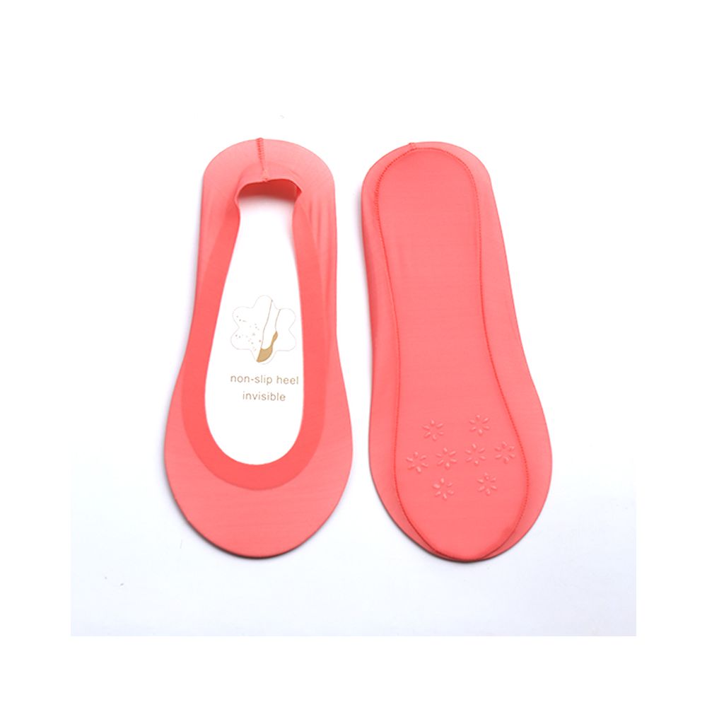 4 pairs of plus size boat socks for women s summer shallow mouth ice silk invisible ultra thin breathable silicone anti slip and non falling heel bean shoes short socks image 14