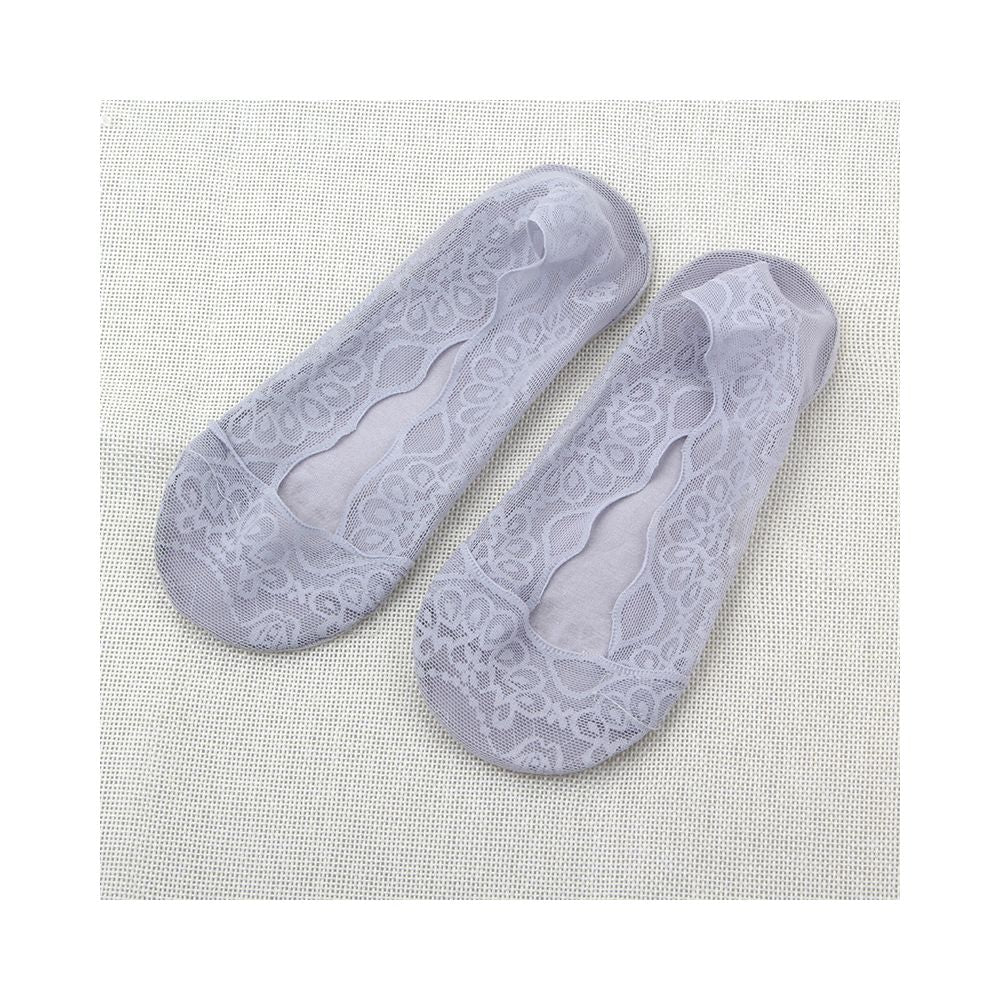 4 pairs of plus size boat socks for women s summer shallow mouth ice silk invisible ultra thin breathable silicone anti slip and non falling heel bean shoes short socks