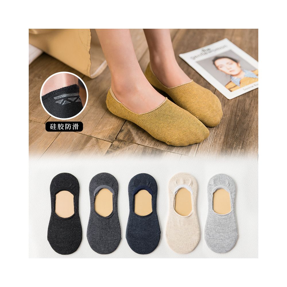 Socks for children short socks shallow mouth boat socks women s solid color cotton socks women s silicone anti slip and non falling heel invisible socks summer thin version image 42