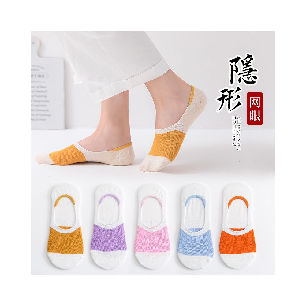 Socks for children short socks shallow mouth boat socks women s solid color cotton socks women s silicone anti slip and non falling heel invisible socks summer thin version image 46