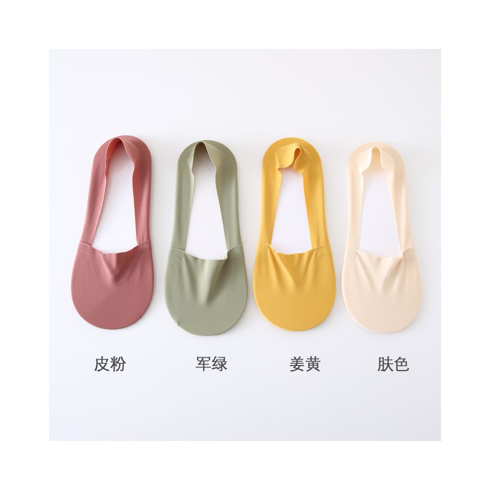 Summer internet celebrity ice silk boat socks for women shallow mouth invisible non shedding anti slip pure cotton bottom breathable odor proof antibacterial women s summer image 14