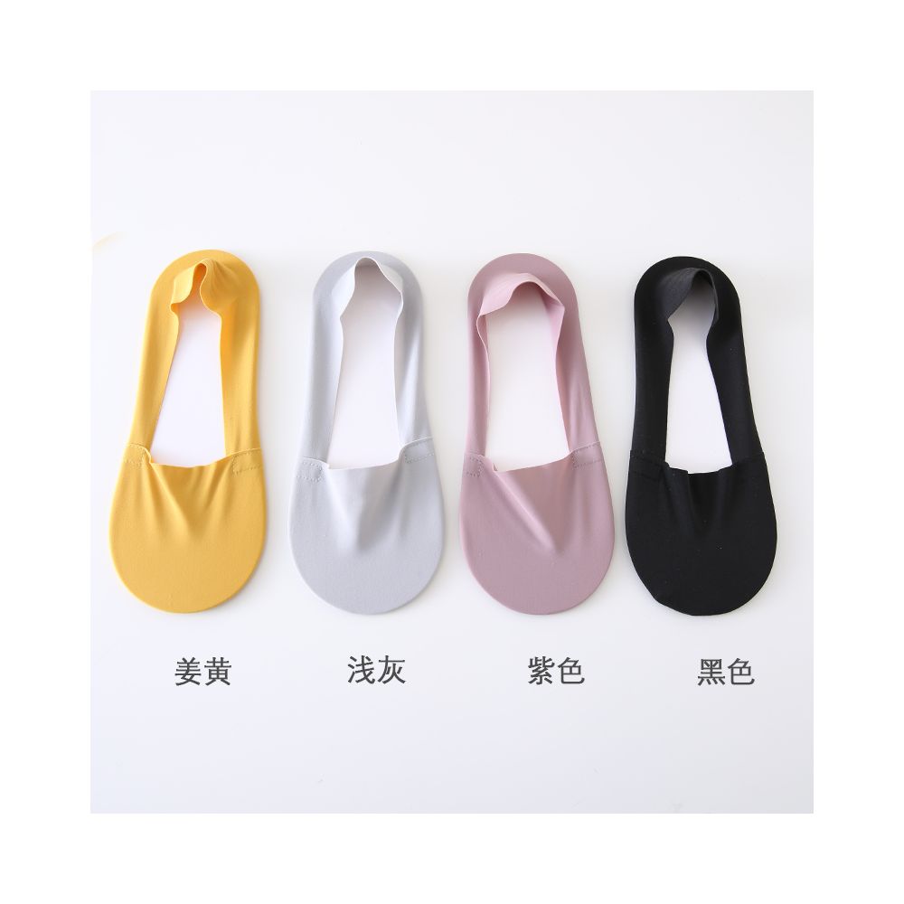Summer internet celebrity ice silk boat socks for women shallow mouth invisible non shedding anti slip pure cotton bottom breathable odor proof antibacterial women s summer