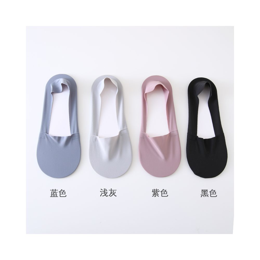 Summer internet celebrity ice silk boat socks for women shallow mouth invisible non shedding anti slip pure cotton bottom breathable odor proof antibacterial women s summer image 20