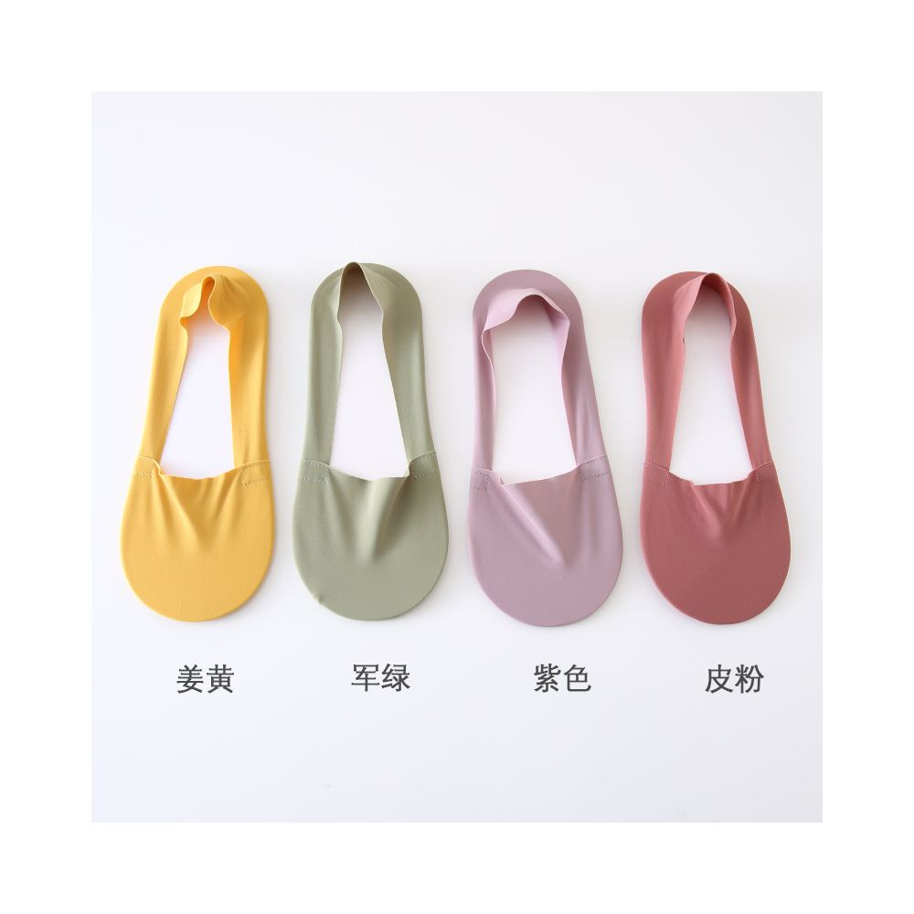 Summer internet celebrity ice silk boat socks for women shallow mouth invisible non shedding anti slip pure cotton bottom breathable odor proof antibacterial women s summer image 22