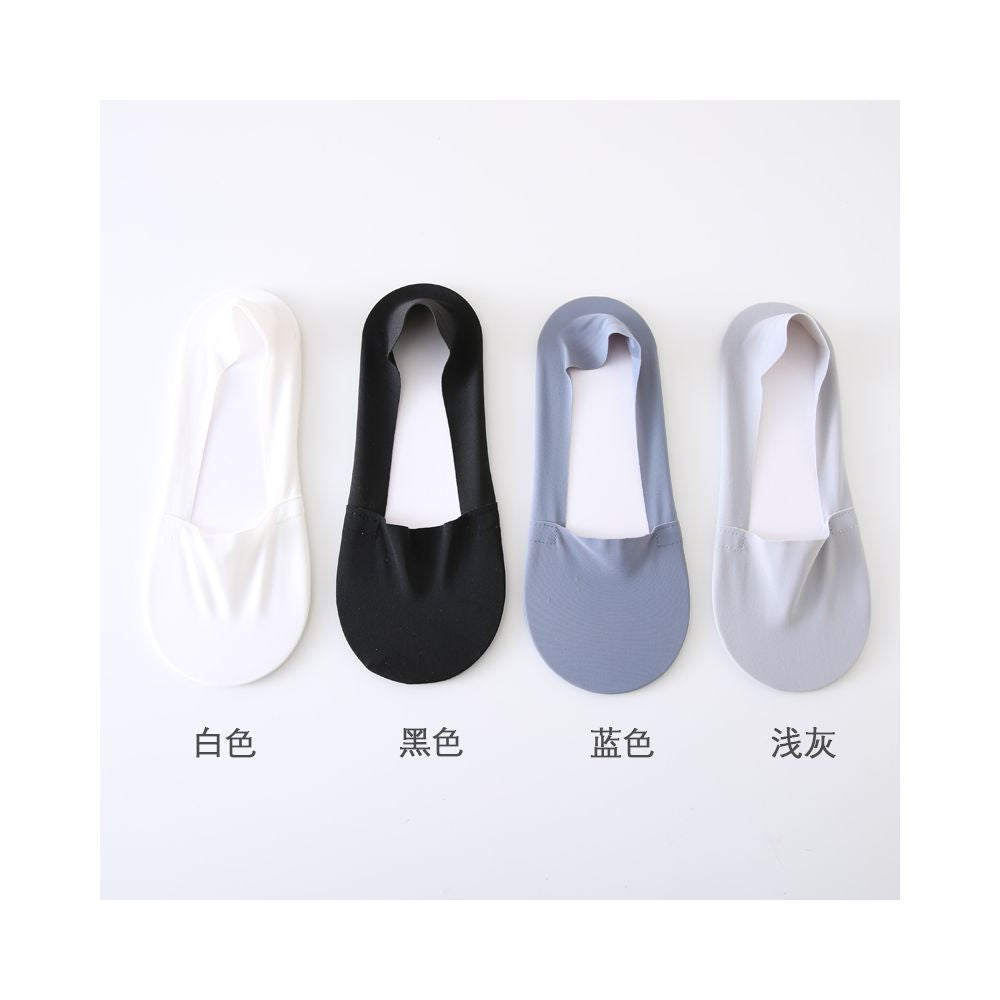Summer internet celebrity ice silk boat socks for women shallow mouth invisible non shedding anti slip pure cotton bottom breathable odor proof antibacterial women s summer image 30