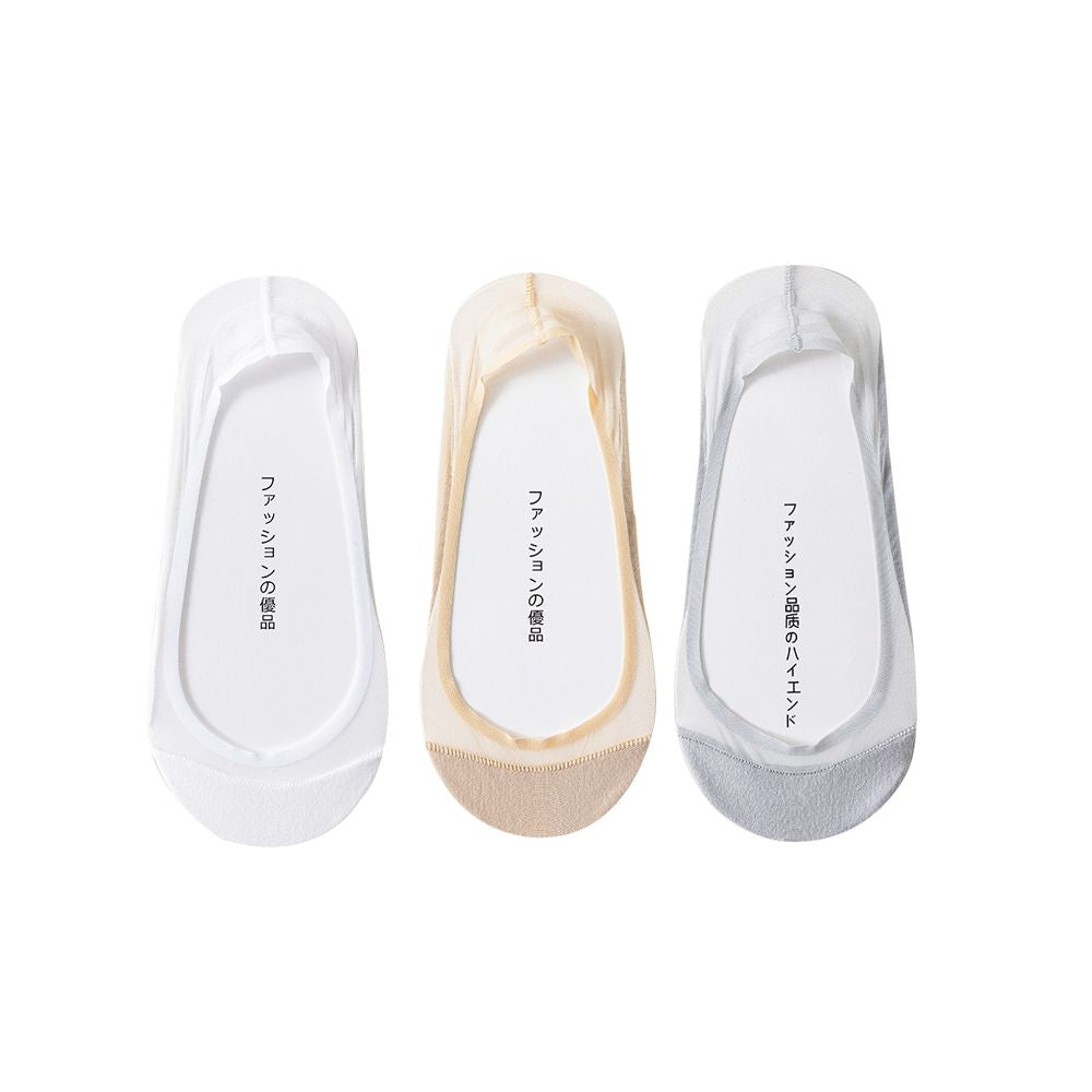 Large size boat socks for women in summer ultra thin ice stockings with cotton sole silicone anti slip non falling heel ultra shallow mouth no trace invisible sock covers
