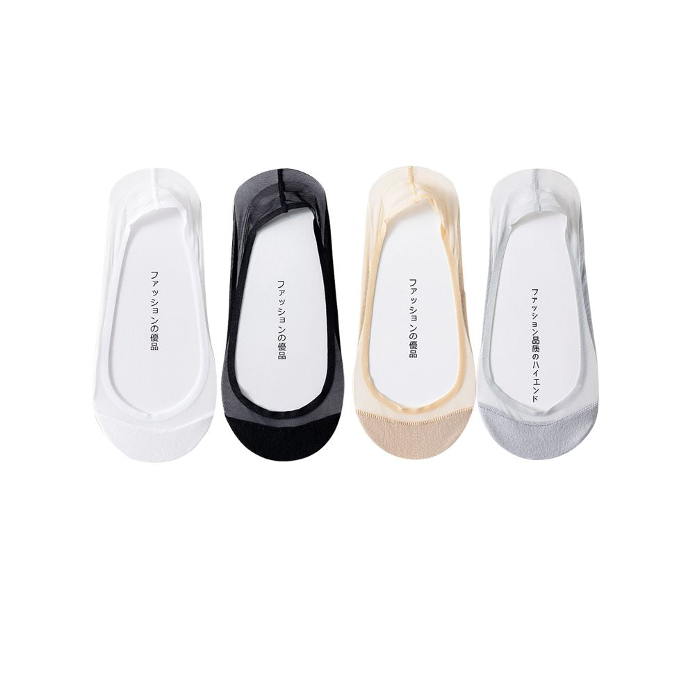 Large size boat socks for women in summer ultra thin ice stockings with cotton sole silicone anti slip non falling heel ultra shallow mouth no trace invisible sock covers image 39