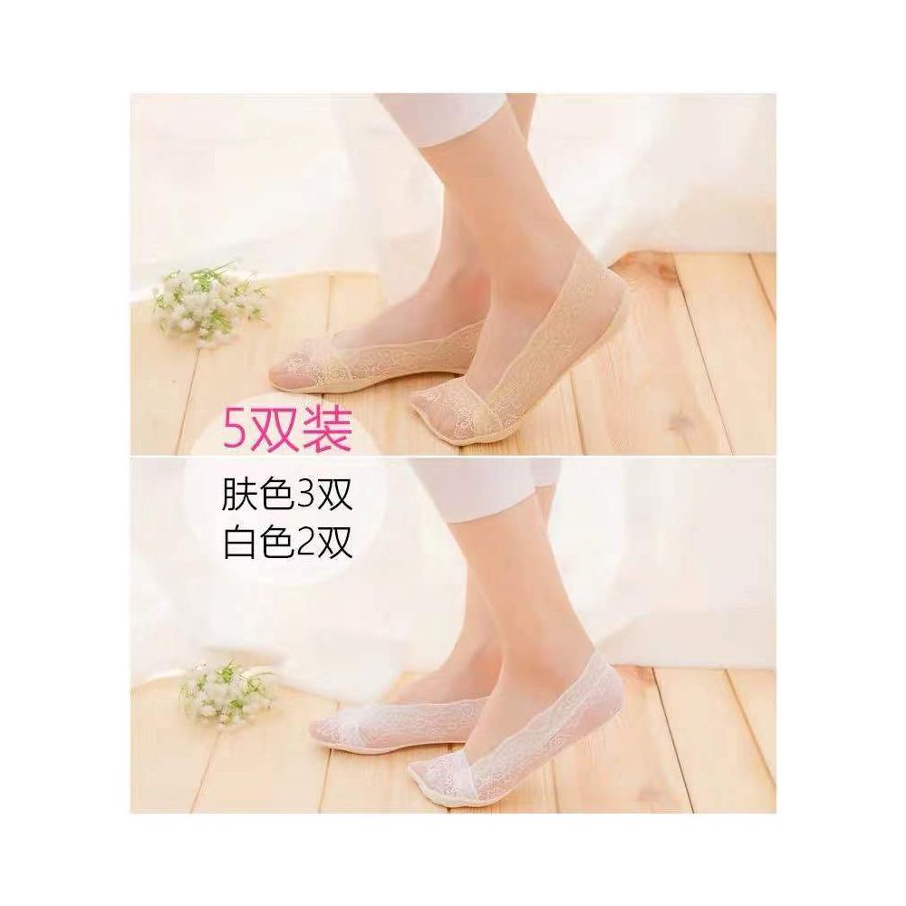 Ship Socks Women s Pure Cotton Lace Short Socks Silicone Anti slip and Anti slip Japanese Large Summer Thin Shallow Mouth Invisible Socks Children image 35