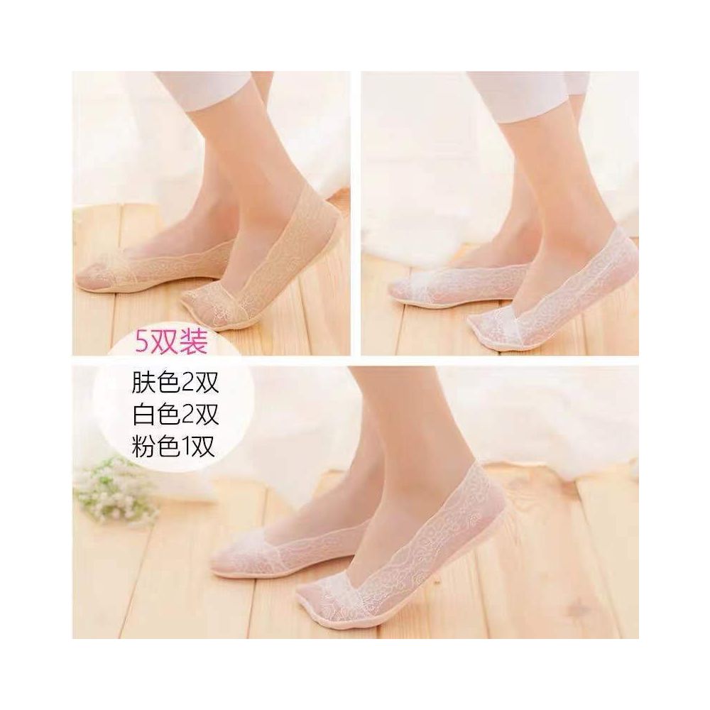 Ship Socks Women s Pure Cotton Lace Short Socks Silicone Anti slip and Anti slip Japanese Large Summer Thin Shallow Mouth Invisible Socks Children
