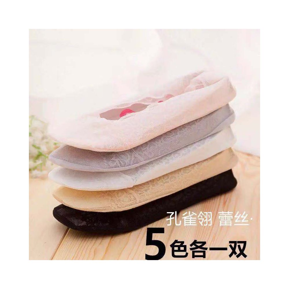 Ship Socks Women s Pure Cotton Lace Short Socks Silicone Anti slip and Anti slip Japanese Large Summer Thin Shallow Mouth Invisible Socks Children image 46