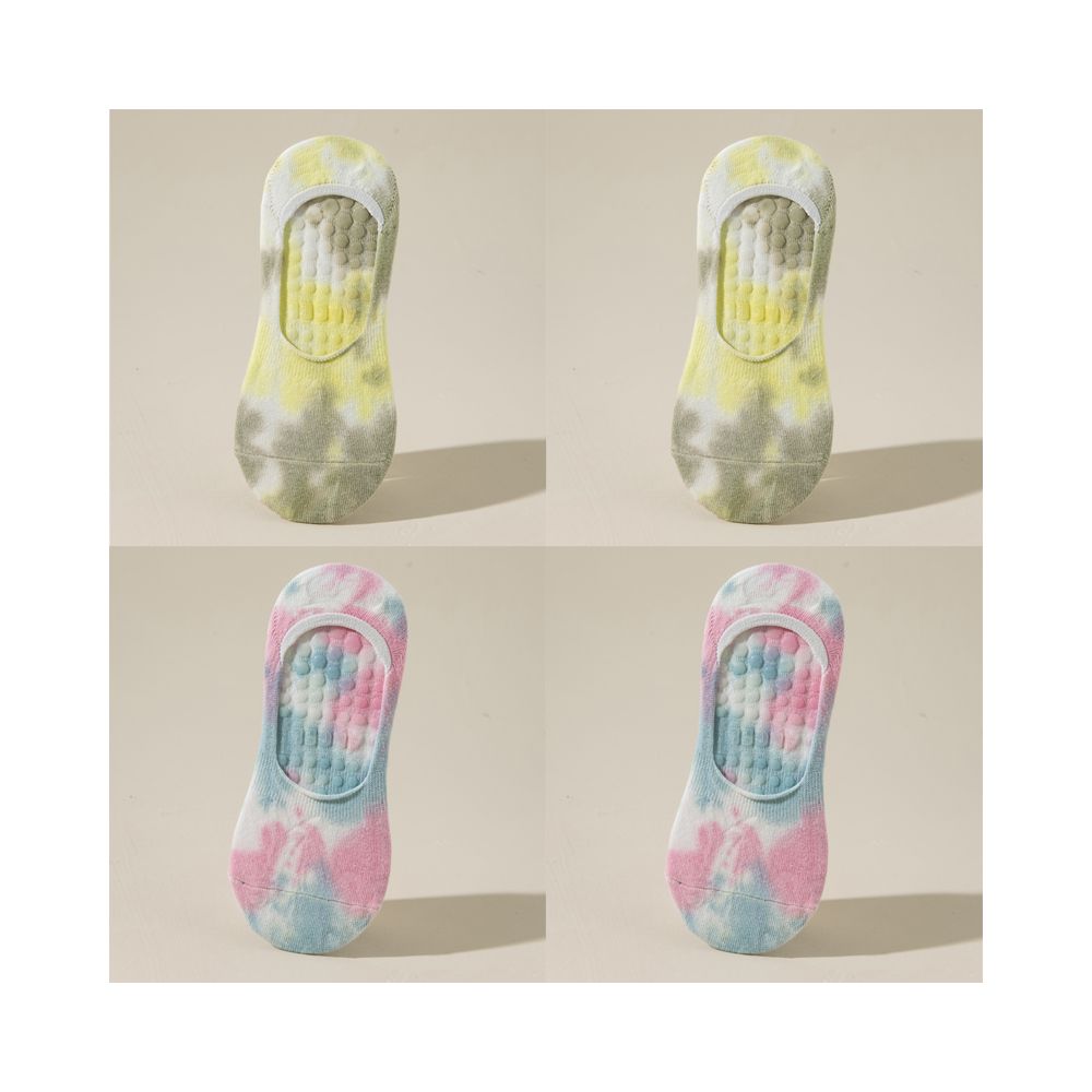 2024 Summer Yoga Socks Invisible Socks Yoga Socks Shallow Mouth Pilates Socks Anti slip Professional Women s Summer Boat Socks image 33