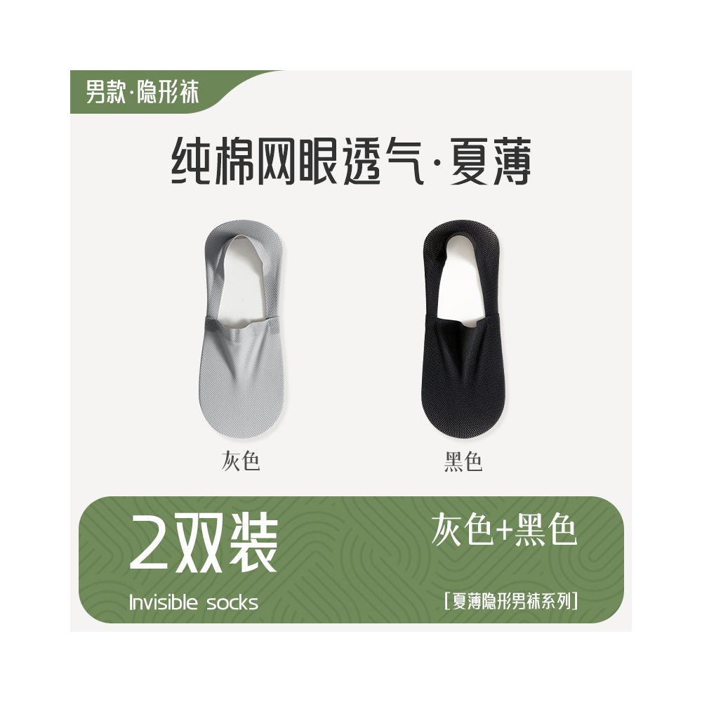 Boat socks for men in summer thin design non slip and non shedding breathable mesh pure cotton sweat absorbing socks shallow mouth invisible men s socks image 8