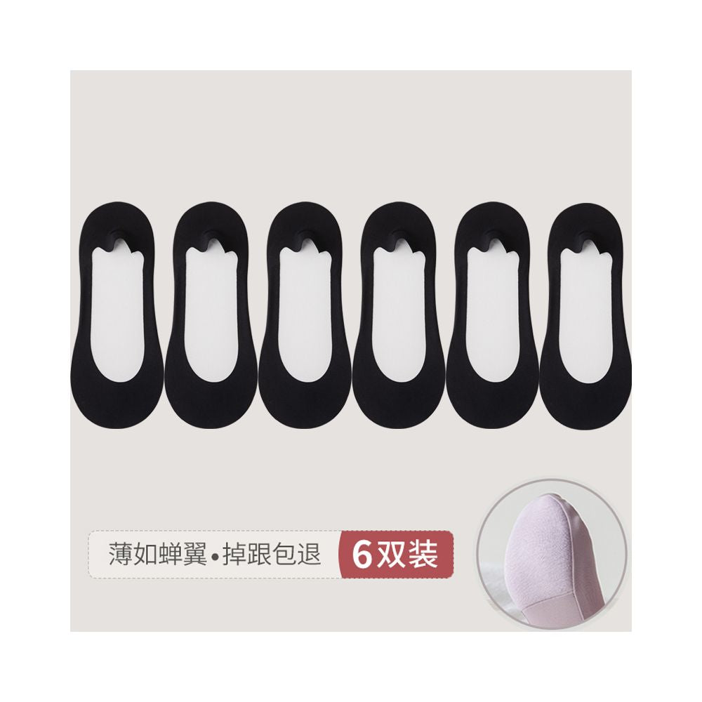 Boat Socks Women s Summer Thin Cotton Bottom Shallow Mouth Invisible Short Socks Silicone Anti slip Non Falling Heels Summer High Heels Socks image 22