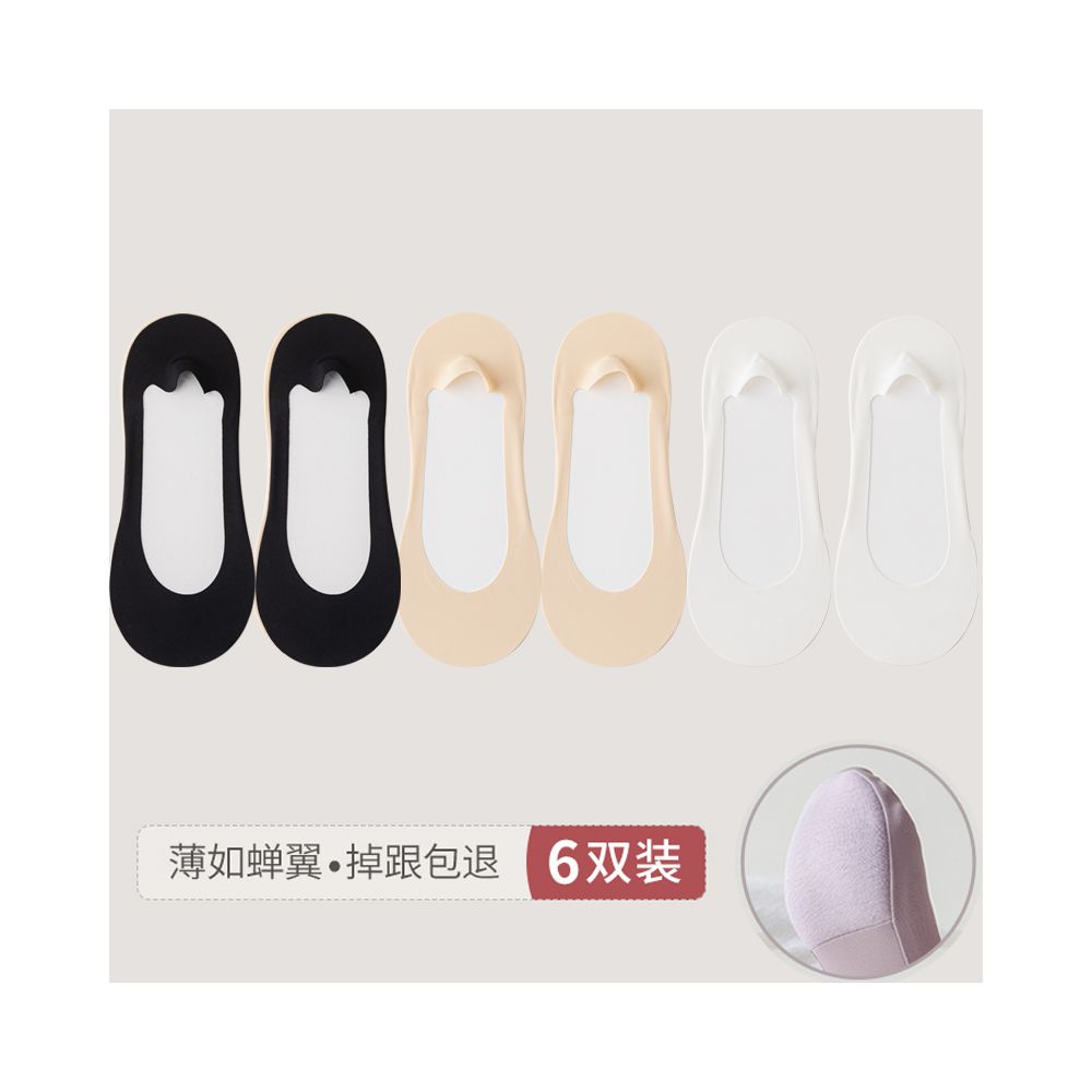Boat Socks Women s Summer Thin Cotton Bottom Shallow Mouth Invisible Short Socks Silicone Anti slip Non Falling Heels Summer High Heels Socks