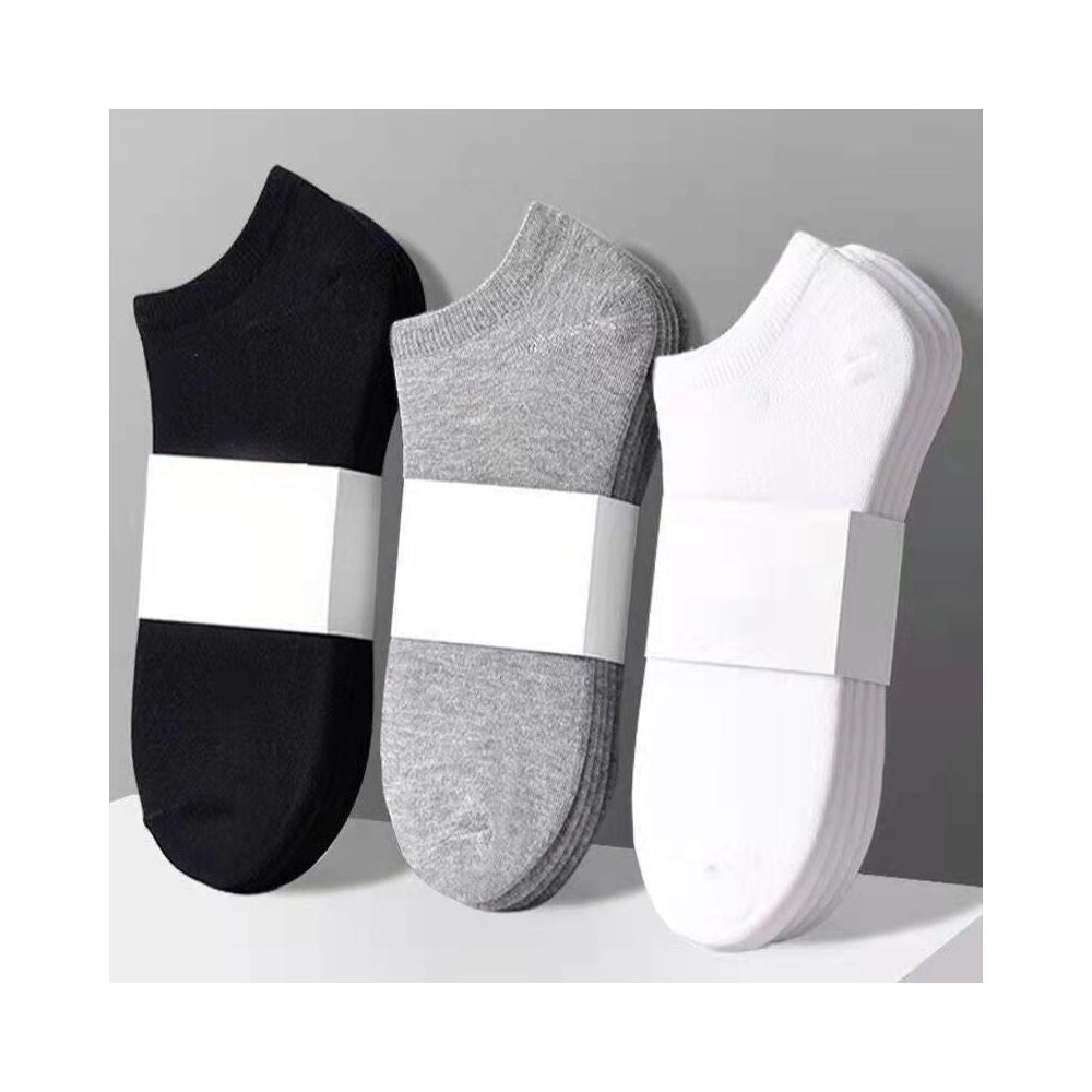 Xinjiang free shipping socks men s spring and summer sports solid color short invisible boat socks sweat absorbing long tube mid tube socks image 8