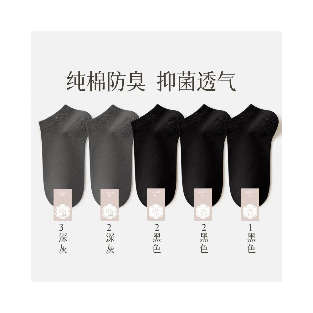Men s pure cotton socks men s socks deodorizing filter sweat absorbent socks summer thin low cut flats invisible boat socks image 54