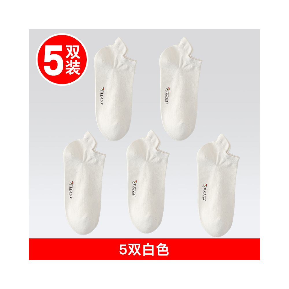 Men s 7a antibacterial cotton ankle socks summer anti odor thin low cut invisible no slip mesh boat socks for sports image 8