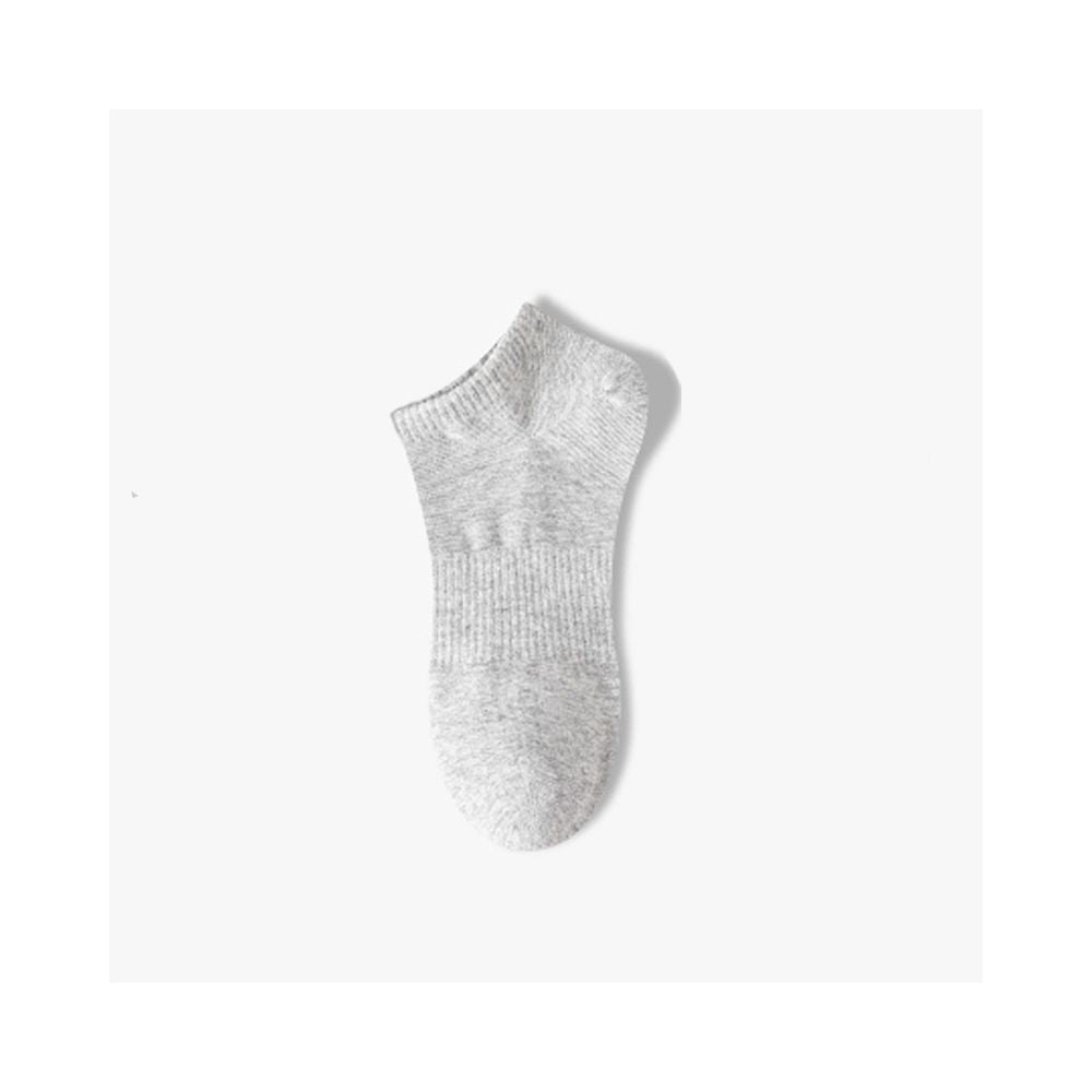 Men s anti odor sweat wicking cotton crew socks lightweight solid color mid calf socks for spring summer women s boat socks image 11