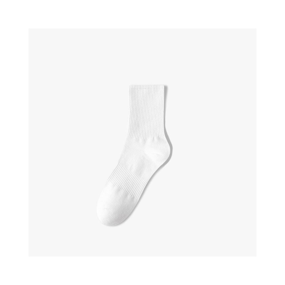 Men s anti odor sweat wicking cotton crew socks lightweight solid color mid calf socks for spring summer women s boat socks image 20