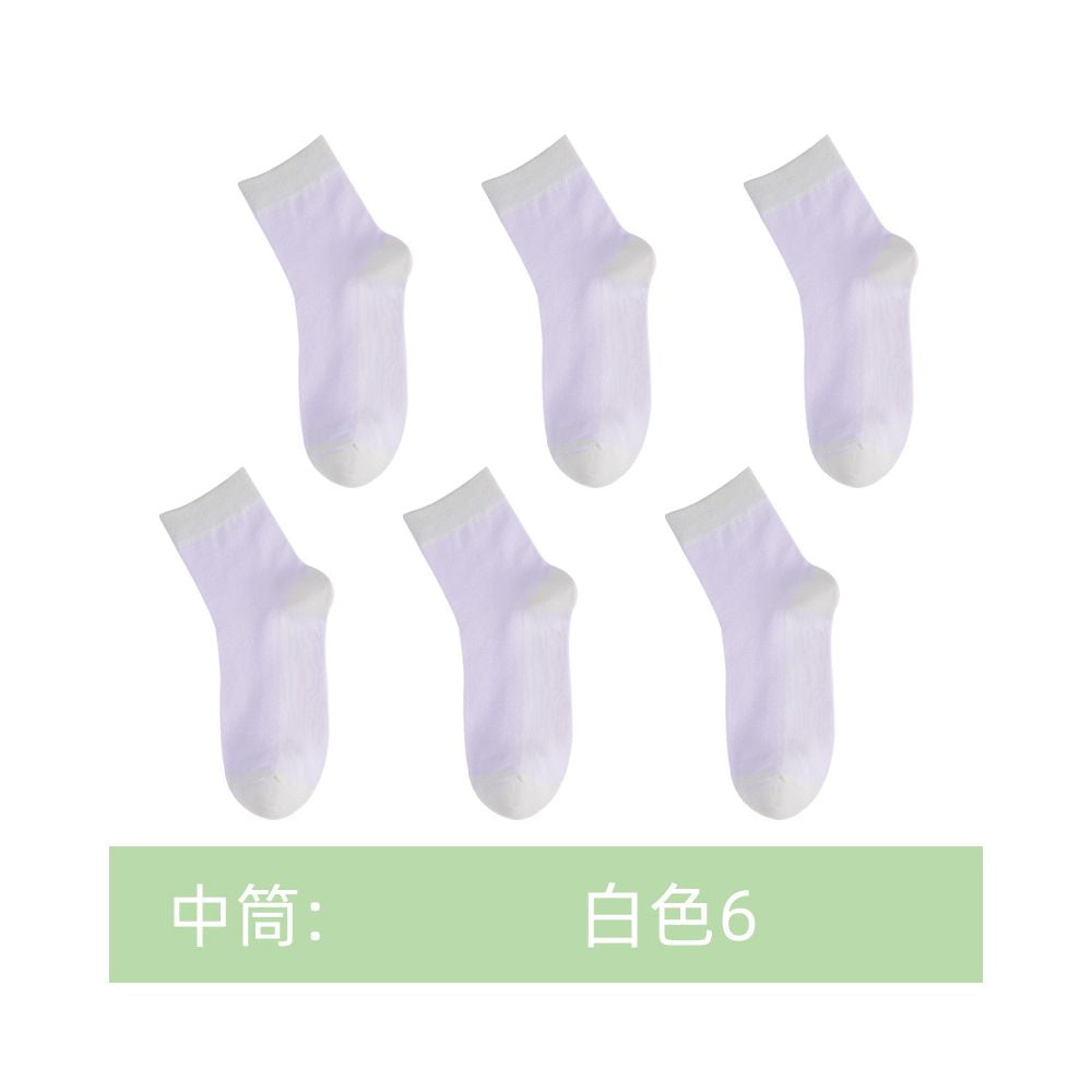 Langsha women s summer thin ankle socks pure cotton low cut invisible socks 2025 new summer black women s socks image 54