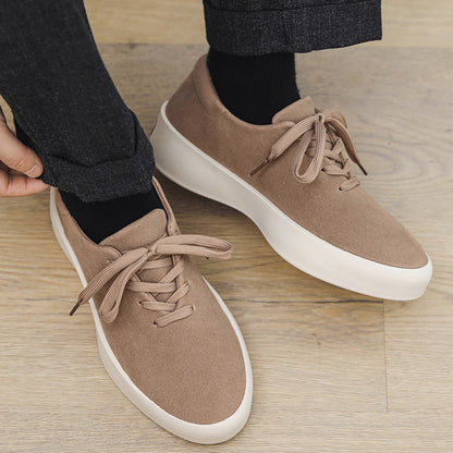 Men s shoes 2025 new autumn trend versatile retro suede leather shoes men s Hong Kong style sports and leisure work board shoes image 4