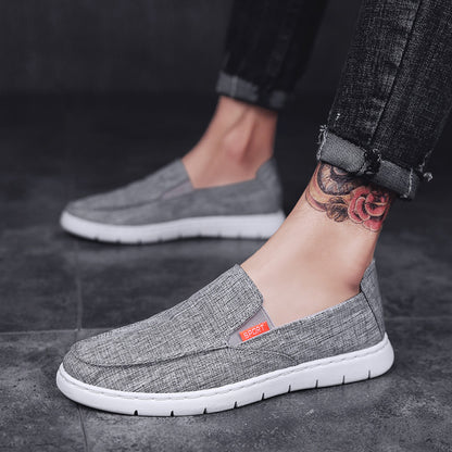 2025 new foot on autumn bean shoes men s anti odor trend canvas casual trendy shoes versatile old Beijing cloth shoes image 26