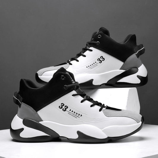 Putian men s shoes 2025 new versatile casual junior high school promotion summer basketball sports thick soled anti slip running shoes autumn