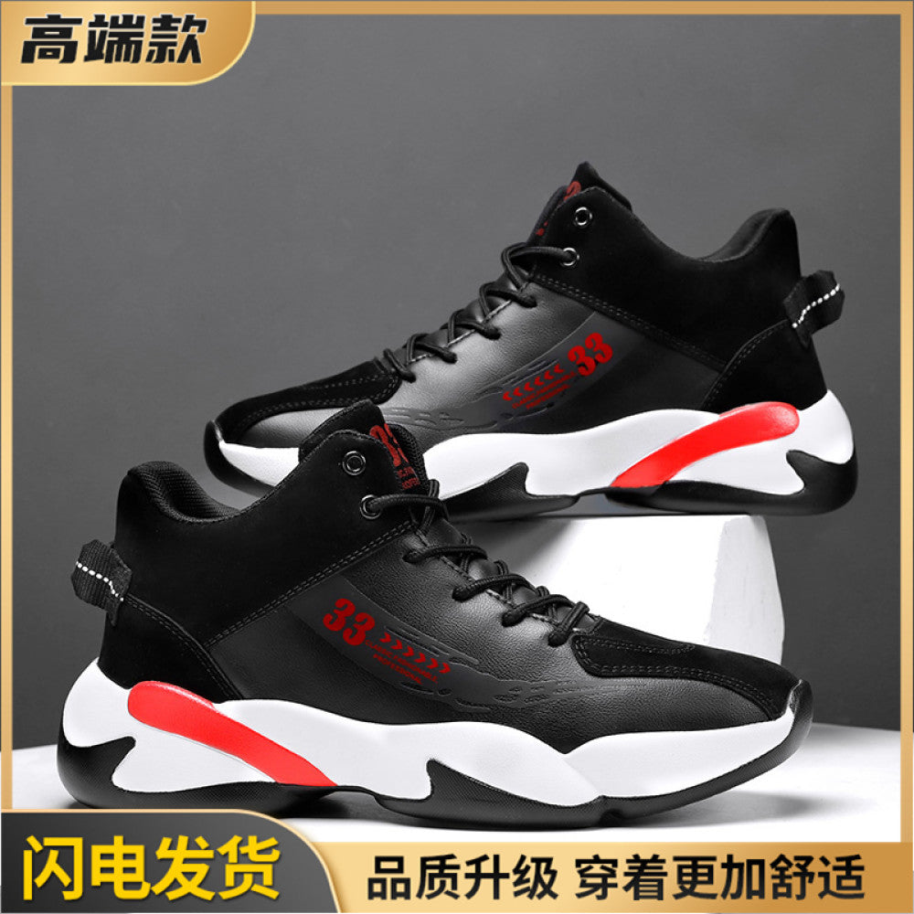 Putian men s shoes 2025 new versatile casual junior high school promotion summer basketball sports thick soled anti slip running shoes autumn