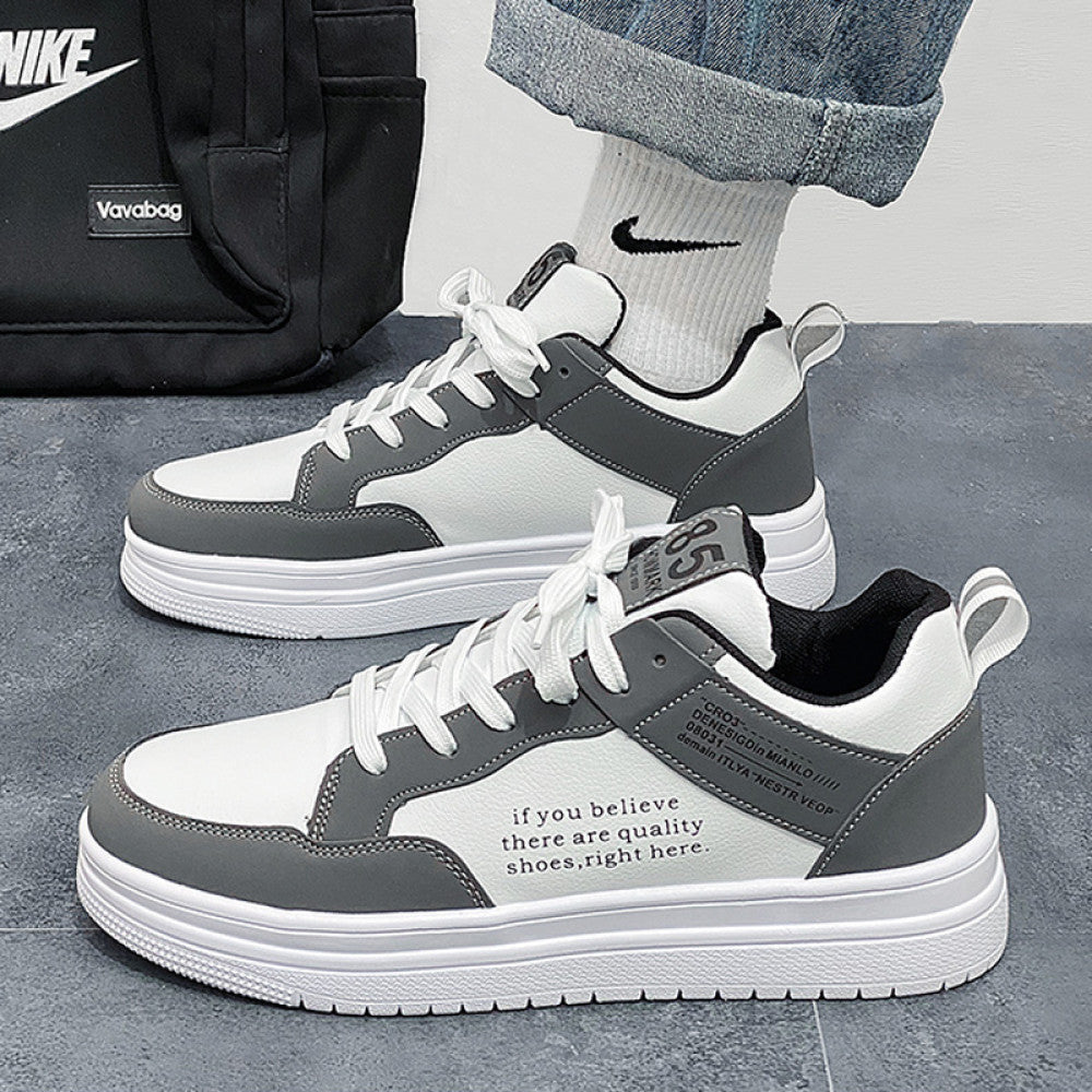 Men s shoes 2025 new summer trend versatile casual flat shoes sports Korean version trendy shoes for teenagers and students autumn image 1
