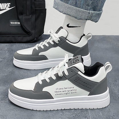 Men s shoes 2025 new summer trend versatile casual flat shoes sports Korean version trendy shoes for teenagers and students autumn image 1