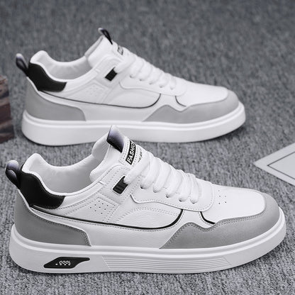 Work Men s Shoes Autumn 2025 New Waterproof Leather Face Youth Flat Shoes Summer Versatile Casual Sports Trendy Shoes