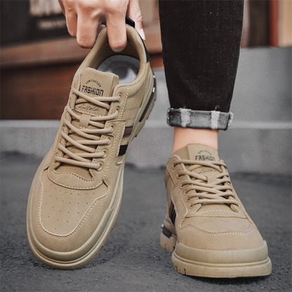 Labor protection men s shoes work on construction sites for a long time without getting tired anti slip and wear resistant low help Martin boots work lightweight workwear shoes for work image 4