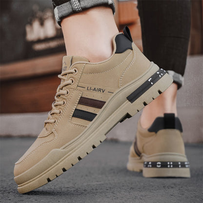 Labor protection men s shoes work on construction sites for a long time without getting tired anti slip and wear resistant low help Martin boots work lightweight workwear shoes for work image 5
