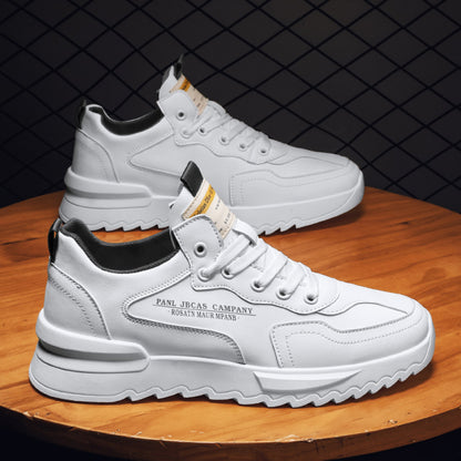 Chef Men s Shoes Summer Kitchen Work Labor Protection Leather Shoes Black Casual Sports Men s Waterproof and Anti slip Trendy Shoes Autumn image 5