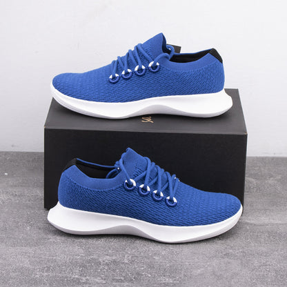 Foreign trade tail goods out of old American wool blend fly woven breathable autumn and winter lightweight shock absorption casual sports running shoes men image 90