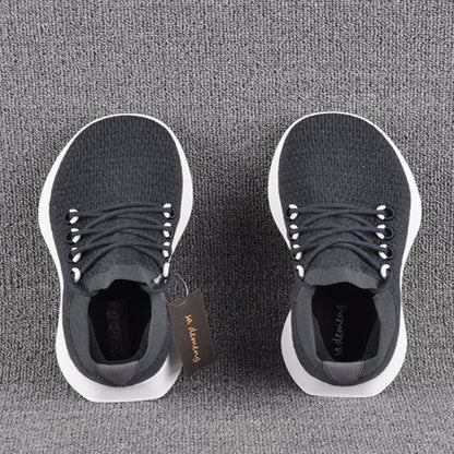 Men and women wearing breathable mesh walking shoes in spring and summer a casual and comfortable daily routine image 0