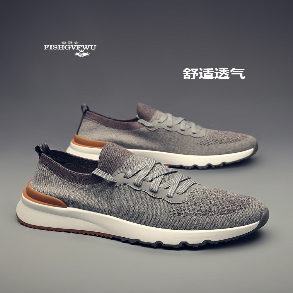 Yuguanfu sports shoes men s breathable summer single shoes mesh mesh mesh shoes comfortable men s casual shoes men s shoes image 59