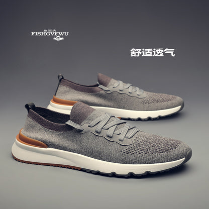 Yuguanfu sports shoes men s breathable summer single shoes mesh mesh mesh shoes comfortable men s casual shoes men s shoes image 59