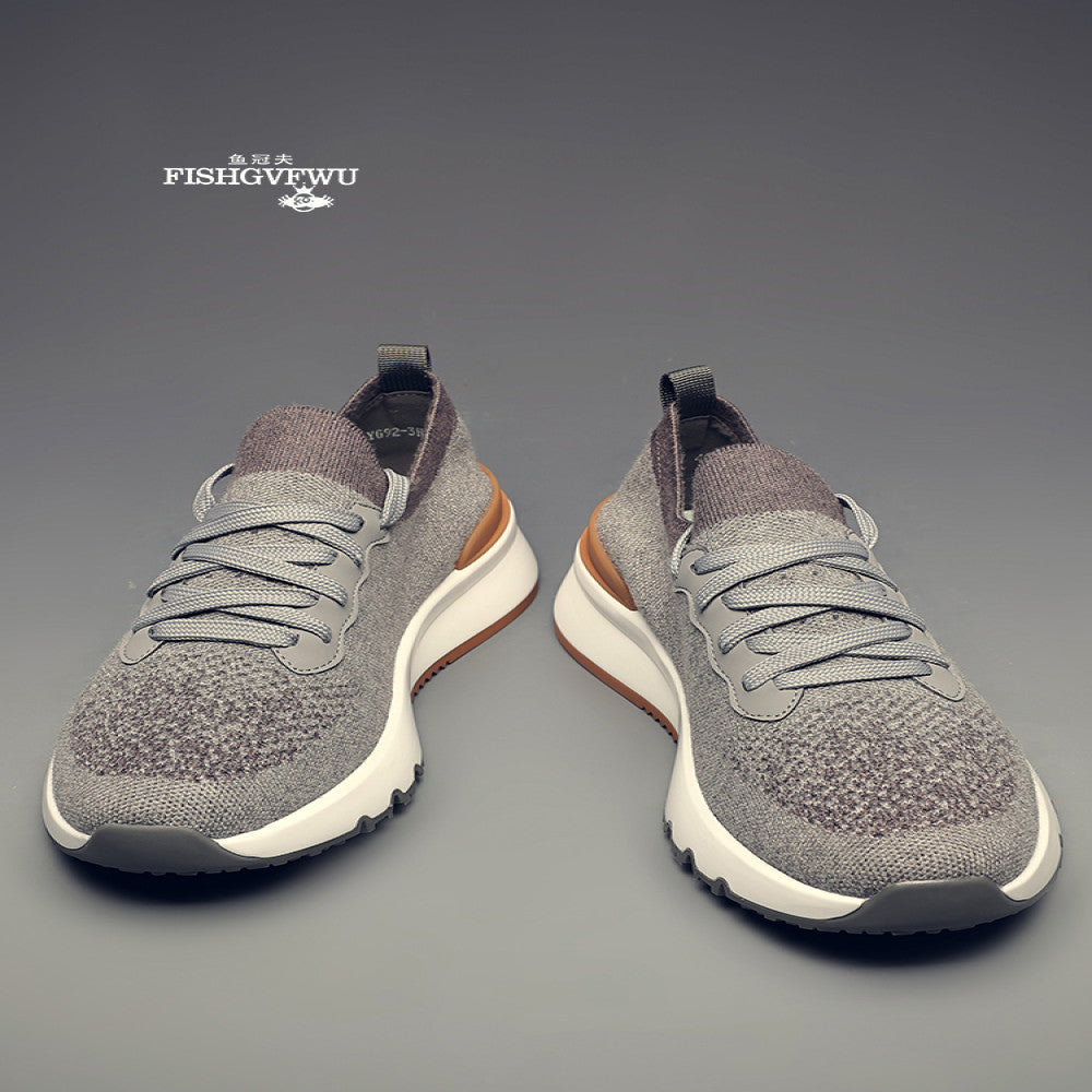 Yuguanfu sports shoes men s breathable summer single shoes mesh mesh mesh shoes comfortable men s casual shoes men s shoes image 0