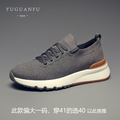 Yuguanfu sports shoes men s breathable summer single shoes mesh mesh mesh shoes comfortable men s casual shoes men s shoes