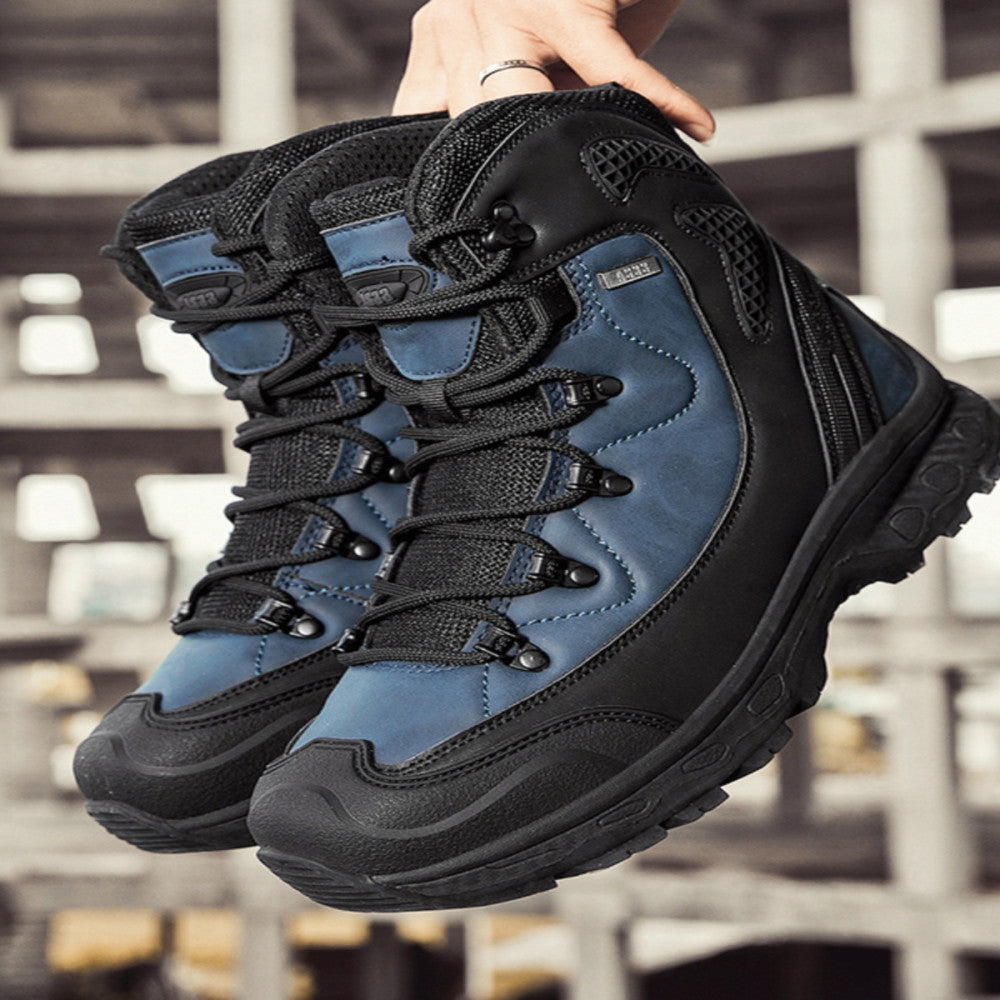 Autumn and winter new outdoor boots 47 combat boots 46 men s plus size mountain off road shoes anti fall and anti stab rescue boots image 61